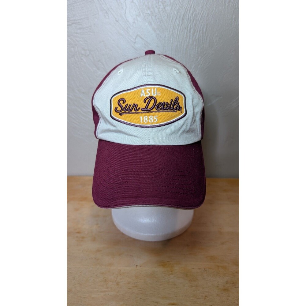 ASU Arizona Maroon Sun Devils Adjustable Strapback Hat Gear For Sports Brand